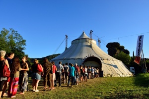 Le chapiteau - Le Nouveau Festival d'Alba-la-Romaine, le 14 juillet 2014
