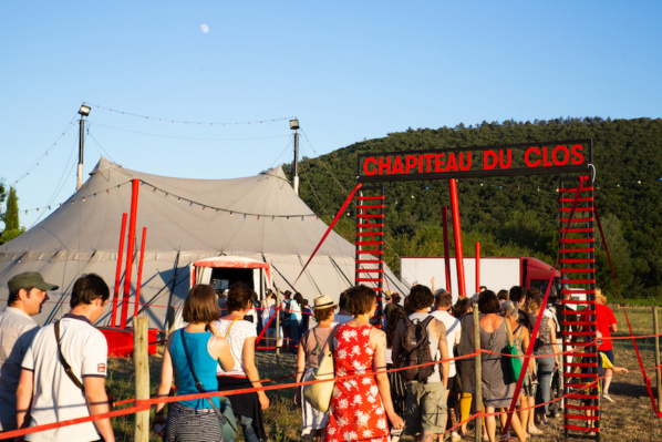 Chapiteau du Clos Festival Alba 2019